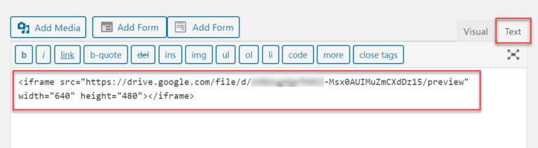 Coller le HTML