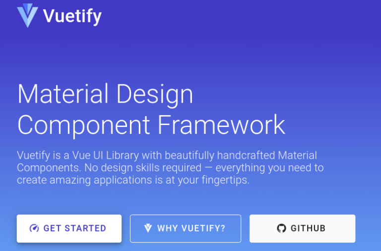 Cadre Vuetify