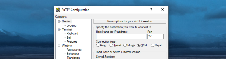 Connexion à votre serveur via SSH.