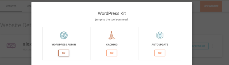Utilisation d'une connexion en un clic pour la page d'administration WordPress.