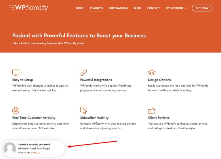 Exemple de wpfomify
